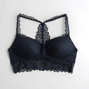 Brand New!! HOLLISTER Navy Blue Bralette